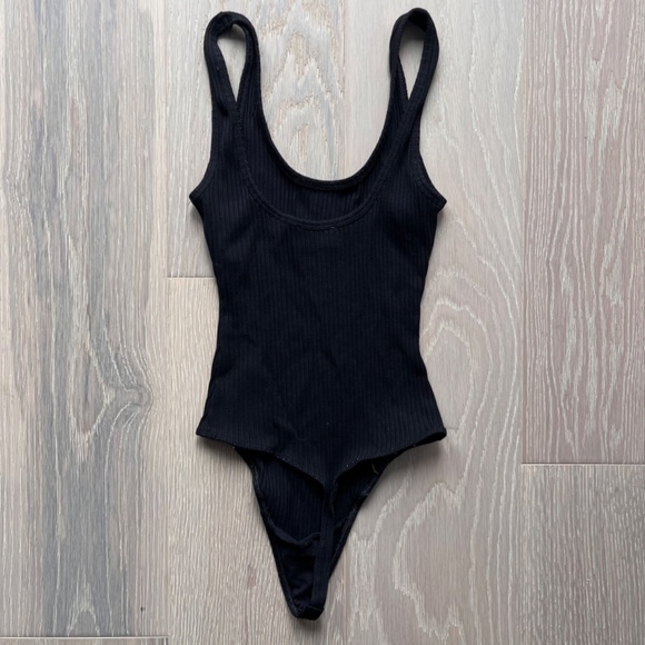ARITZIA Cotton-Rib Bodysuit - Picture 2 of 2